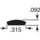 thumbnail image 2 of Pantalla Spline Prime-Line P 7843 8 mm x 30 m negra (1 rollo), 2 of 3