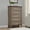 Gray, variant on 5 Drawer Dresser for Bedroom, 48" Tall Modern Chest of Drawers with Deep Drawers, Wood Storage Cabinet with Vintage Metal Handles for Living Room, Hallway, White