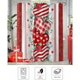 thumbnail image 4 of Valentines Day Red Shower Curtains for Bathroom Heart Fabric Shower Curtain with Hooks, Eucalyptus Leaves Shower Curtain Set, Romantic Bathroom Curtains Decoration, Waterproof Polyester, 72"x72" Long, 4 of 5