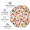 thumbnail image 3 of Kdxio Peach With Leaves1 Funny Coasters,4 Pcs Leather Coasters,Housewarming Gifts,Protect Furniture from Water Marks Scratch and Damage, 3 of 6