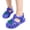 Dark Blue, variant on Viluyesy Boys Girls Jelly Sandals Closed Toe Hook Loop Strap Dinosaur Cartoon Summer Water Beach Shoes for Kids Green Size 5-6 Years