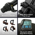 TEETER Power10 Elliptical Rower Resistance Workout Machine w/ Bluetooth