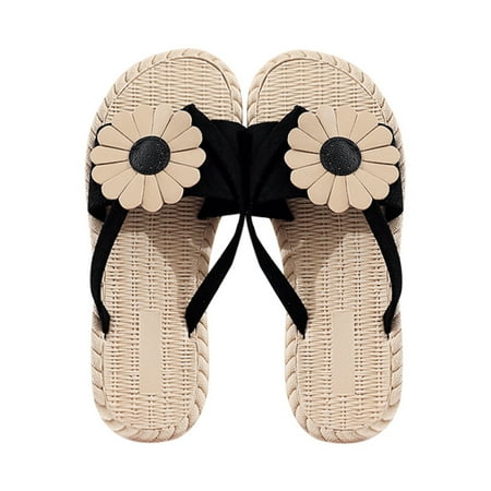 

Staron Women s Slippers Ladies Flip Flops Flat Beach Shoes Flat Flip Flops