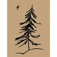 thumbnail image 3 of Green, Jacob 19x24 Black Modern Framed Museum Art Print Titled - Winter Fir Sketch II, 3 of 5