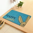 thumbnail image 2 of WIFKLSIIPG Easter Day Decoration Doormat Rabbit and Easter Eggs Bottom Floor Indoor Outdoor Carpet, 2 of 8