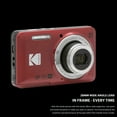 thumbnail image 4 of Kodak PIXPRO Friendly Zoom FZ55 Digital Camera (Red) with 128GB SD Card, Card Reader, Tripod and Pouch (5 Items), 4 of 7