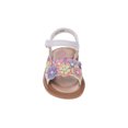 thumbnail image 3 of Laura Ashley Open Toe Strap Sandal with delicate flowers upper appliques, 3 of 3