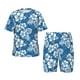 thumbnail image 1 of Balery Leaves And Flowers Conjunto de Pijama Infantil de Manga Corta con Estampado – Ropa de Dormir de Algodón Suave-Large, 1 of 6