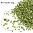 thumbnail image 3 of Uxcell 20g Crushed Glass Chips, 1-3mm Irregular Metallic Sequins Glass Stone Yellow Green, 3 of 5