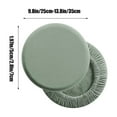 thumbnail image 3 of Round Bar Stool Seat Covers Washable Stool Cushion Slipcover Elastic Bar Chair Covers for 11-13 Inch Chair, 3 of 6