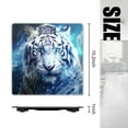 thumbnail image 2 of High Precision Body Weight Scale Smart Bathroom Scales with Large LCD Display(400lbs),Decorative for Bedroom-Tiger Vector Graffiti Style Blue Splashes With Angry Expression, 2 of 4