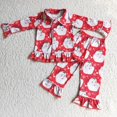 thumbnail image 1 of Ropa de dormir para niños, conjuntos de camisa de pan de jengibre, Top, pantalones verdes, ropa de moda, invierno, Navidad, venta al por mayor, 1 of 4