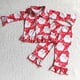 thumbnail image 1 of Venta al por mayor de ropa de dormir a cuadros de Navidad para niña, conjunto de manga larga con botones, pantalones con volantes, conjunto de pijamas infantiles, 1 of 2