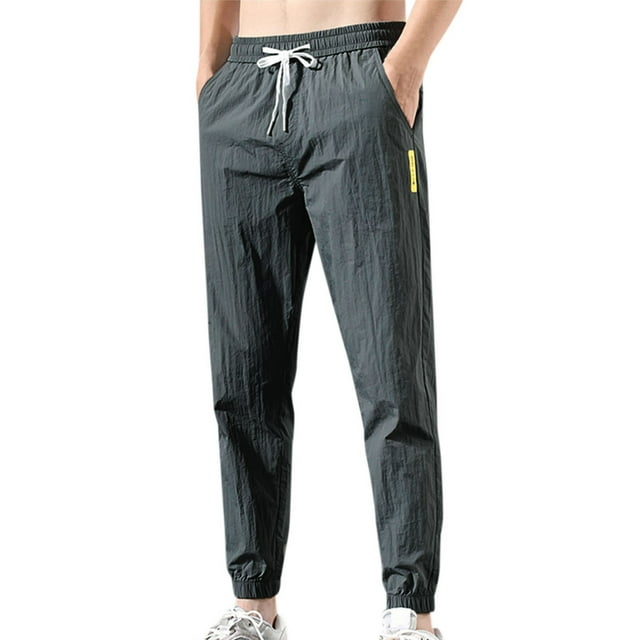 Product Classification Men's Casual Pants - Fashionable Loose Fit Trousers with Drawstring Tracksuit Style for Everyday Comfort