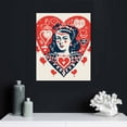 thumbnail image 4 of Nawypu  Pink Queen of Hearts Poker Aesthetic Posters Funny Preppy Playing Card Canvas Wall Art LUCKY YOU Prints Painting Retro Trendy Modern Wall Decor for Teen Girl Bedroom Dorm, 4 of 4