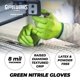 thumbnail image 2 of Guantes desechables GLOVEWORKS HD de nitrilo verde de 8 mil (L), 2 of 8