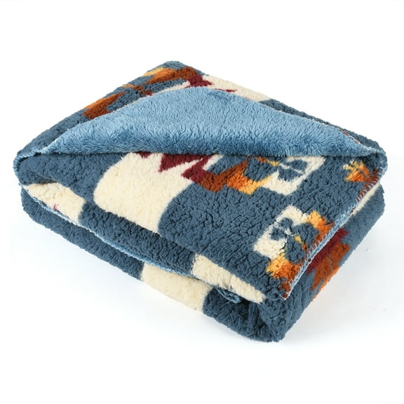 Catalonia Aztec Throw Blankets for Couch, Aztec blankets and throws Southwest Decor for Home Outdoor Camping Tent Picnic Beach Travel 60 X 50 Inch