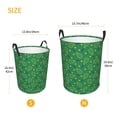 thumbnail image 3 of Fuzoiu Tennis Rockets And Balls Print Circular Hamper,Laundry Basket with Handle,Collapsible Laundry,Dirty Clothes Storage Basket,for Bedroom Bathroom Dorm Living Room-Medium, 3 of 6