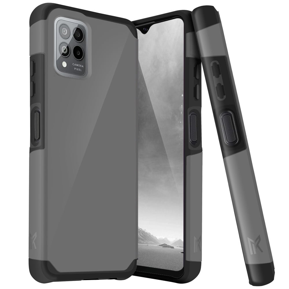 TJS for TMobile REVVL 6 PRO 5G Phone Case, Dual Layer Hybrid Mount Friendly
