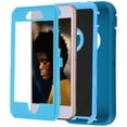 thumbnail image 6 of Entronix Heavy Duty Case Designed for iPhone 7/8 Shockproof Triple Layer Rugged Case (Teal), 6 of 7