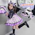 thumbnail image 5 of Falda de princesa Lolita Kuromi para niños, ropa Kawaii, vestido de fiesta de cumpleaños, atuendo Formal, Otoño, nuevo, 5 of 5
