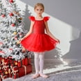 thumbnail image 2 of Byoo Toddler Girls Dance Tutu Dress Sequin Solid Color Sleeveless Ballet Puffy Tulle Dresses Breathable Mardi Gras Clothes for Children, 2 of 9