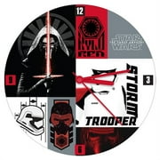 Vandor LLC Star Wars the Force Awakens 13.5'' Cordless Wall Clock