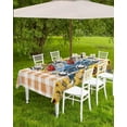thumbnail image 2 of Outdoor Tablecloth with Umbrella Hole and Zipper Sunflower Rectangle Outdoor Tablecloths 60x120 Waterproof Outside Table Cloths Floral Patio Table Cloth Cover for Outdoor Tables Picnic BBQS Garden, 2 of 5