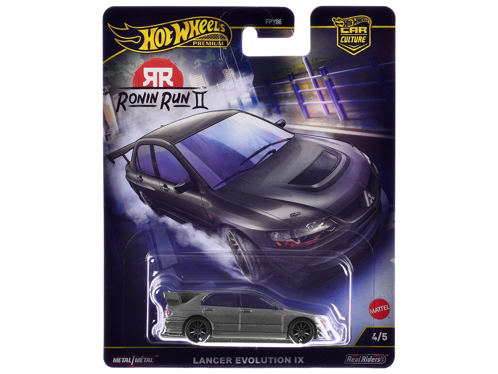 "Ronin Run II" 5 piece Set "Car Culture" 2025 Series M Diecast Model Cars by Hot Wheels