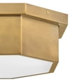 thumbnail image 3 of 46993HB Hinkley Lighting Facet - 30W 3 LED Medium Flush Mount-5 Inch Tall and 17.5 Inch Wide-Heritage Brass Finish, 3 of 7