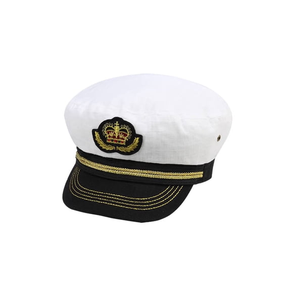 LINEN CAPTAIN HAT, Medium