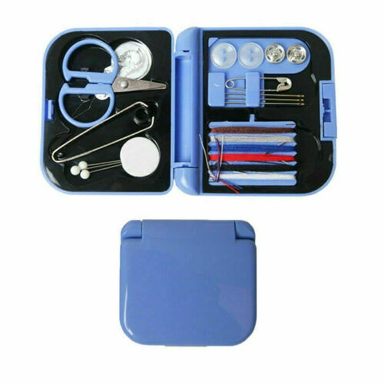 Jetcloudlive 128pcs Portable Travel Sewing Box Kit Needles Thread