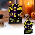 thumbnail image 6 of ShengapQ Halloween Wooden Tabletop Ornaments, Spooky Wooden Sign Decorations, Tiered Tray Decor, Halloween Party Scene Decor, Indoor Home Decorations, Festive Wood Accents, 6 of 8