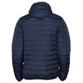 thumbnail image 2 of 9 Crowns Men's Vinton Puffer Zip Up Hooded Jacket (XX-Large, Dark Navy), 2 of 2