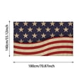thumbnail image 4 of Independence Day Themed Cloth For Dining And Event Use Blend Festive Patriotic Centerpiece Independence Day And Linen Tablecloth Coffee Cloth Dining Table Cloth, 4 of 6