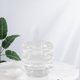 thumbnail image 5 of Portavelas de cristal de pilar, candelieres creativos de Tealight, candeliere de donut para decoraciones, hogar, boda, de comedor, inauguración Blanco Soledad candelabro de donas, 5 of 8