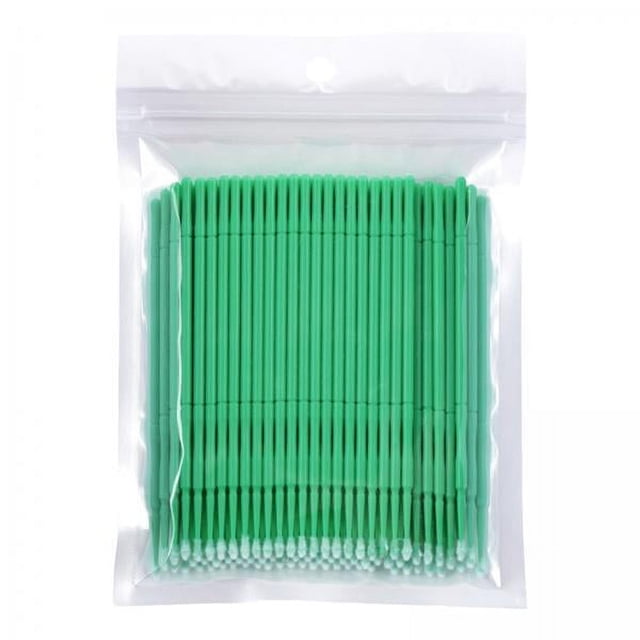 Bunblic 2-4pack 100 Pieces Micro Applicator Brushes for Eyelashes Mascara Makeup 4 Pcs