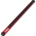 thumbnail image 1 of Precision Defined Aluminum Tool Socket Holder | Red, Single 3/8-Inch x 16 Clips | Heavy Duty Organizer, 1 of 5