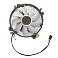 thumbnail image 1 of Enfriador De CPU, Disipador De Calor, Alta Velocidad, Silencioso, 3 Cables, Aluminio, Computadora De Escritorio, Ventilador De Refrigeración por Aire, Tipo De Presión Descendente, 1 of 7