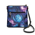 thumbnail image 2 of ZUXONGSY Hummingbird Cherry Blossom Print Shoulder Bag for Women Fashion Crossbody Travel Purse Waterproof Satchel with Adjustable Wide Strap for Dating Workout, 2 of 7