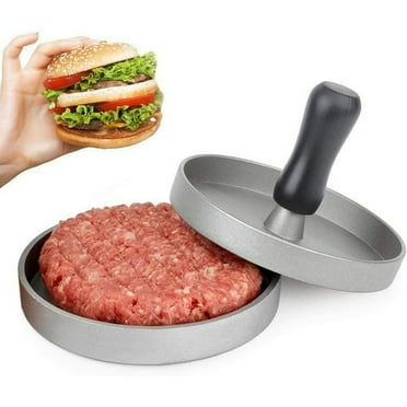 Burger Press Non Stick Meat Press Aluminum Burger Patty Maker BBQ Kitchen