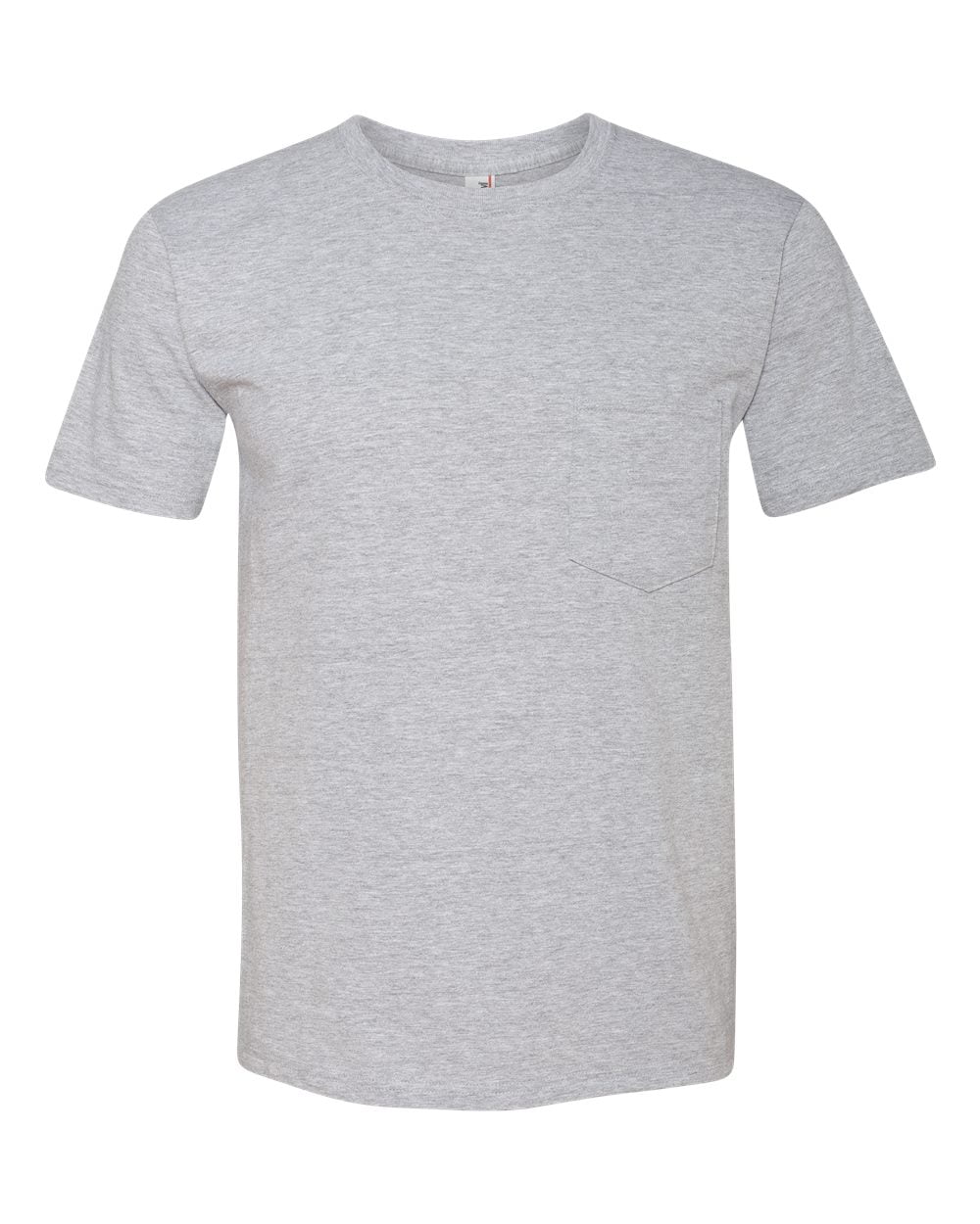 Anvil Midweight Pocket T-Shirt (783AN) Heather Grey, S