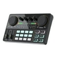 thumbnail image 1 of Interface Kit Sound Card With Microphone 3.5mm Condenser Mic For Computer Mobile Phone Recording Streaming, 1 of 7