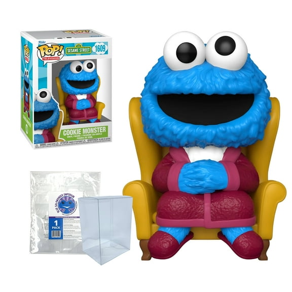 Cookie Monster #1609 Funko Pop   Blue Salamander Emporium Protective Case