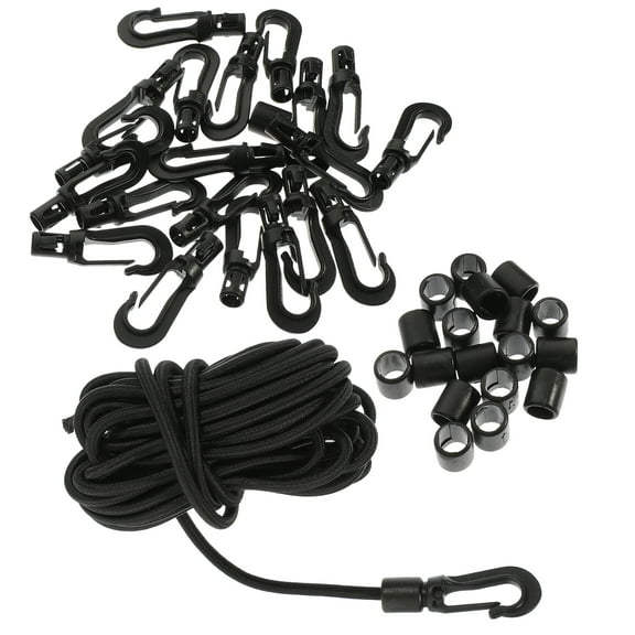 2 Sets Kayak Anchor for Boat Accessories Practical Mooring Rope Elastic Bands Fixing Buckle Paddle String