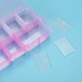 thumbnail image 3 of 1 Pcs 5x2.4x1 Nail Charm Organizer 10 Grids Craft Box Pink, 3 of 6