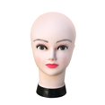 thumbnail image 5 of Gazechimp Bald Female Mannequin Head Display Model with Eyelashes and Lips Hat Display Dark Pink, 5 of 8