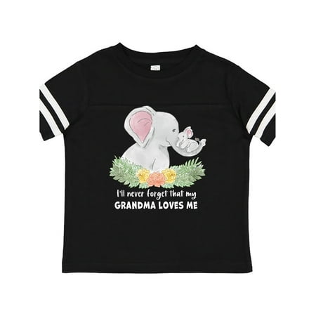 

Inktastic I ll Never Forget That My Grandma Loves Me Cute Elephants Gift Toddler Boy or Toddler Girl T-Shirt