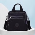 thumbnail image 4 of Bolso bandolera para mujer Mochila de viaje de nylon multifuncional Bolsos (Negro), 4 of 8