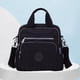 thumbnail image 4 of Bolso bandolera para mujer Mochila de viaje de nylon multifuncional Bolsos (Negro), 4 of 8